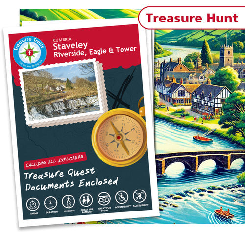 Treasure Hunt in Staveley - Solve Clues & Explore
