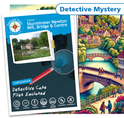 Treasure Hunt in Sturminster Newton - Solve Clues & Explore