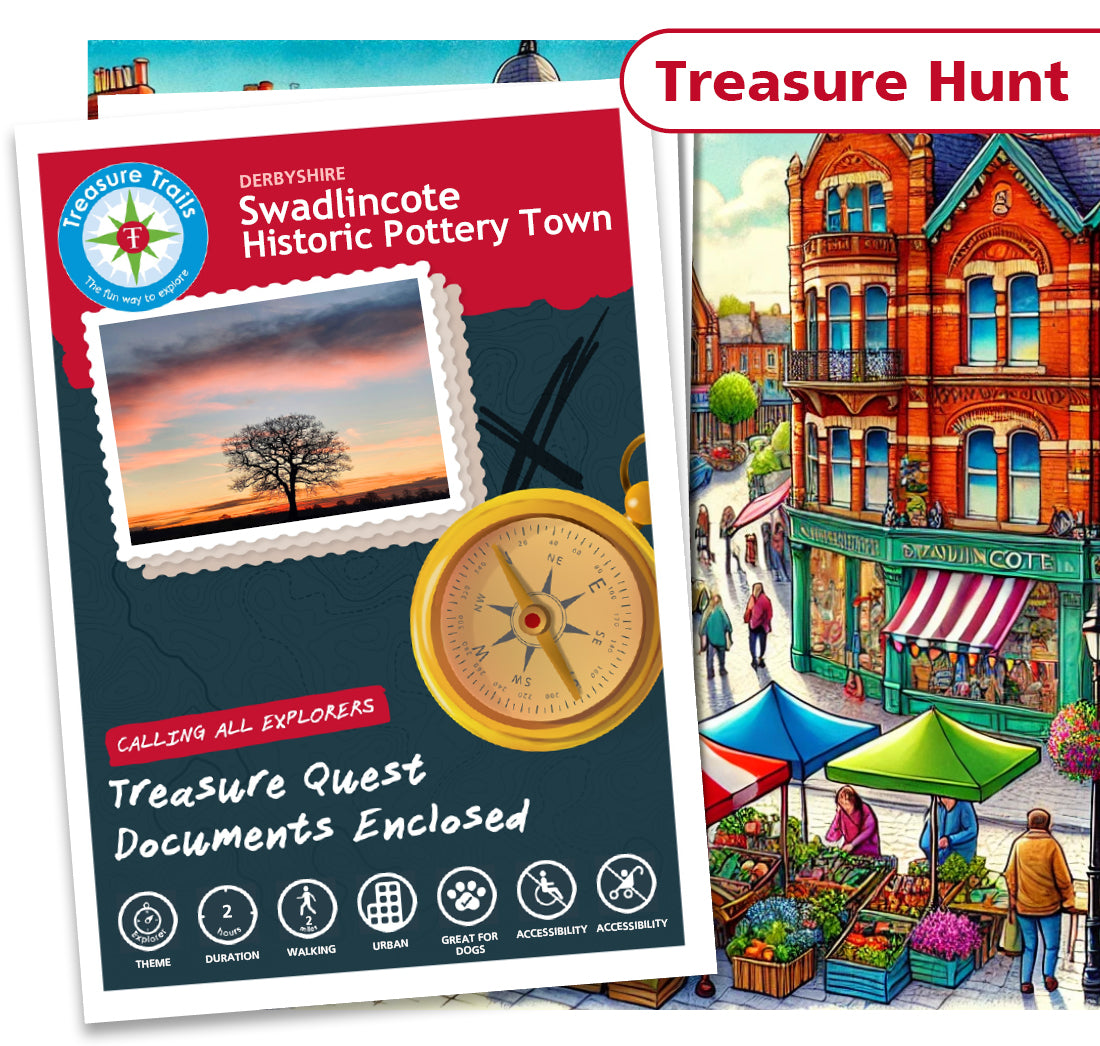 Treasure Hunt in Swadlincote - Solve Clues & Explore