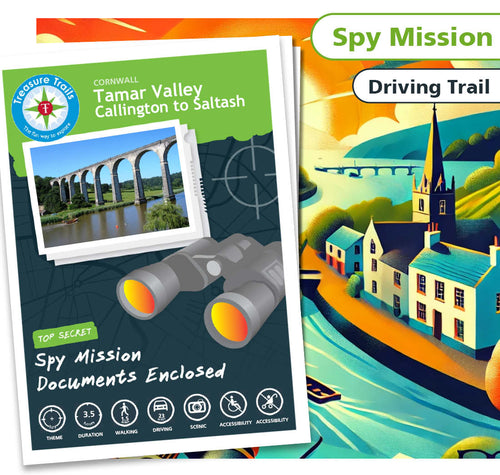 Treasure Hunt in Tamar Valley - Solve Clues & Explore