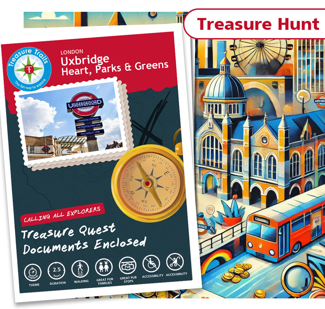 Treasure Hunt in Uxbridge - Solve Clues & Explore