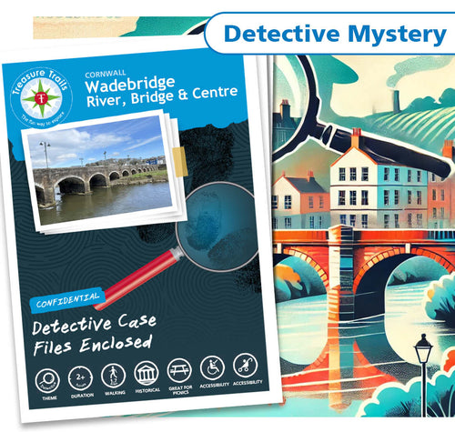 Treasure Hunt in Wadebridge - Solve Clues & Explore