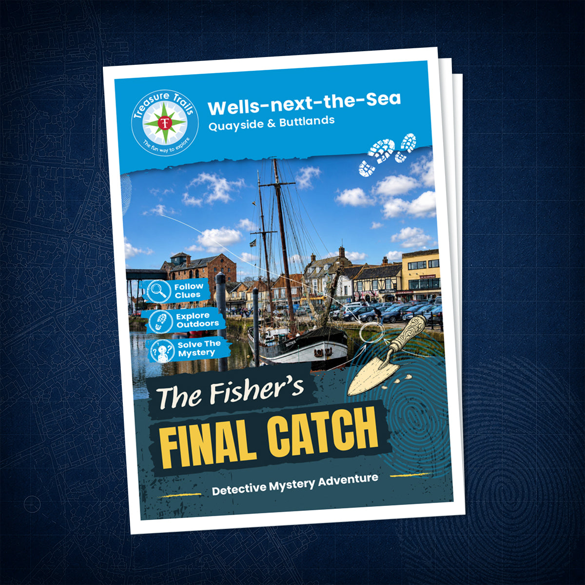 Wells-next-the-Sea - Quayside & Buttlands Treasure Trail - front cover