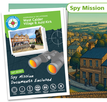 West Calder Village and Auld Kirk Spy Mission Treasure Trail