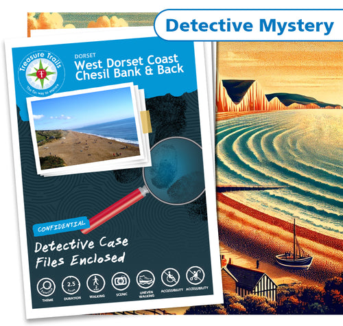 Treasure Hunt in Burton Bradstock - Solve Clues & Explore